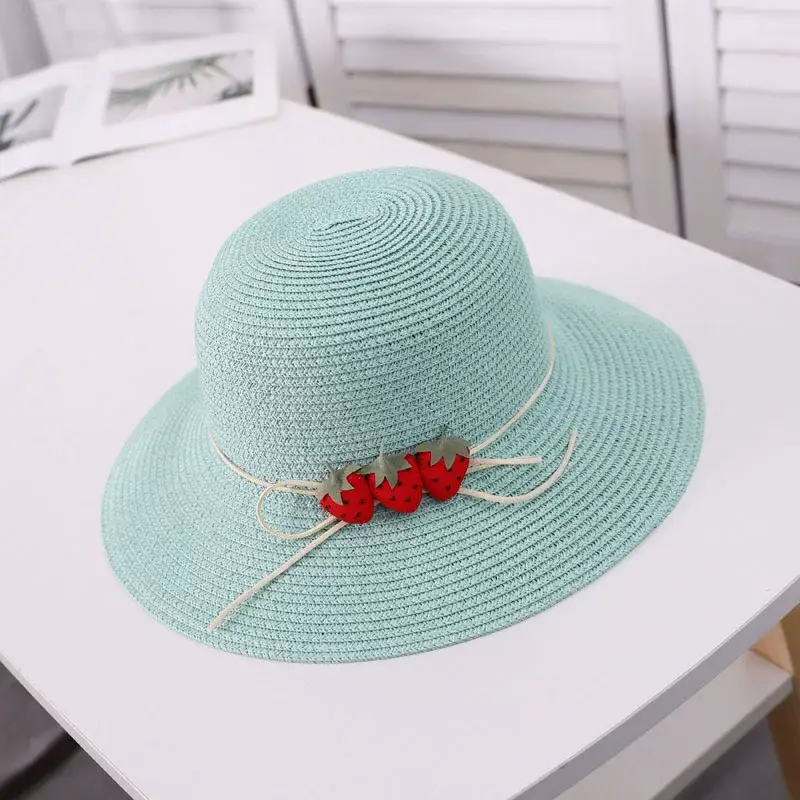 Women Straw Hat Summer Sunscreen Big Brim Beach Hat — feature 19