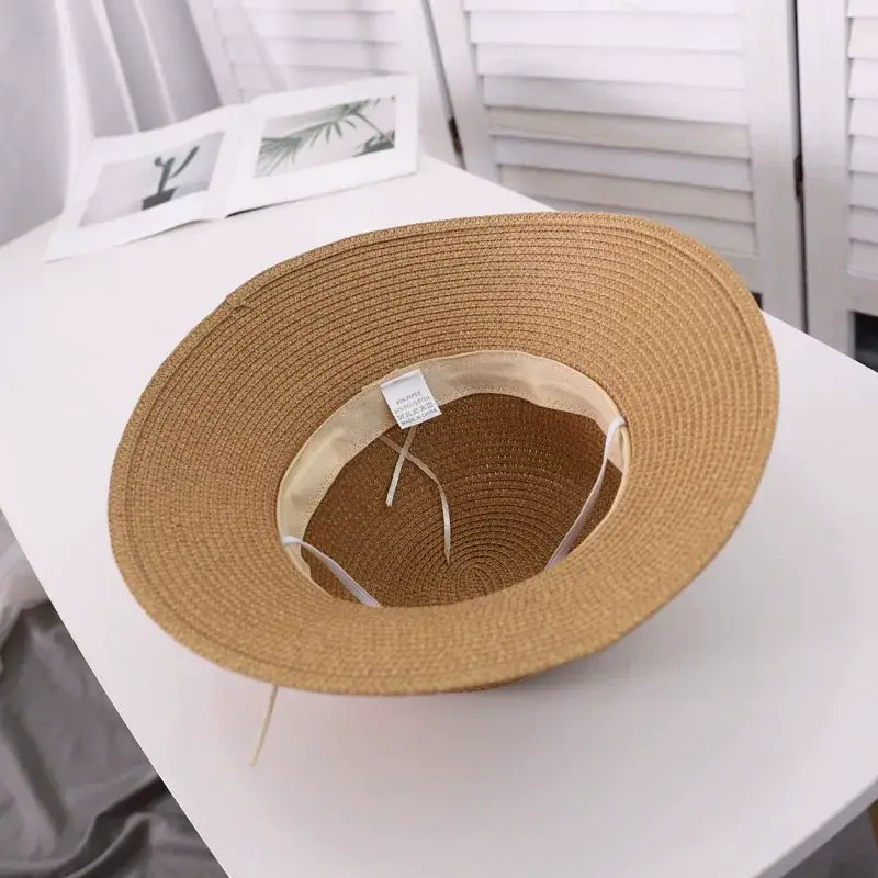 Women Straw Hat Summer Sunscreen Big Brim Beach Hat — feature 28