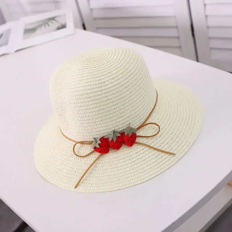 Women Straw Hat Summer Sunscreen Big Brim Beach Hat - Image 3