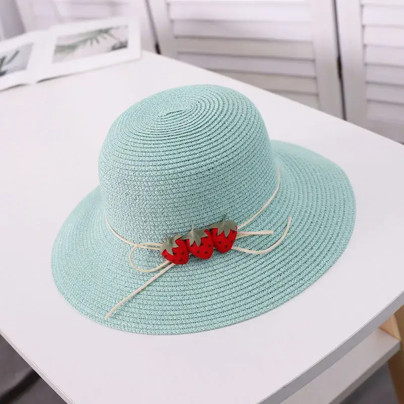 Women Straw Hat Summer Sunscreen Big Brim Beach Hat - Image 5