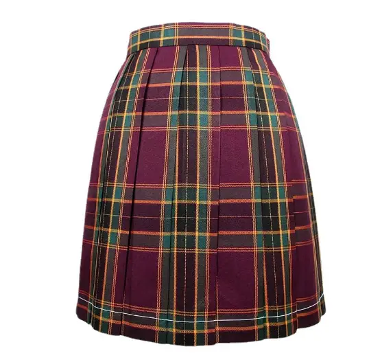 Japanese College Plaid Skirt Mountain Blowing Gentle One-Dao