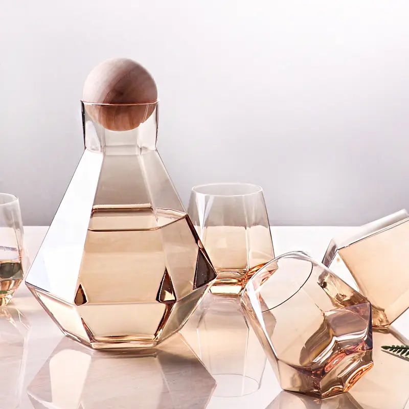 Nordic Hexagonal Cold Water Kettle Glass 140g - Image 15