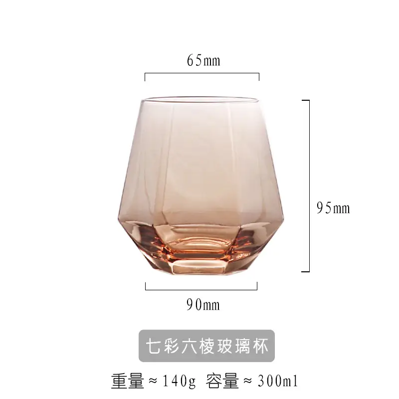 Nordic Hexagonal Cold Water Kettle Glass 140g - Image 4