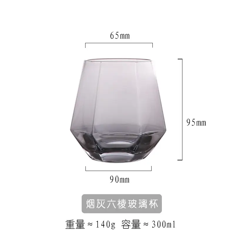 Nordic Hexagonal Cold Water Kettle Glass 140g - Image 5