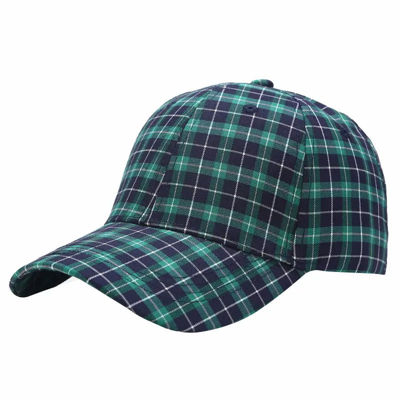 Women Plaid Baseball Caps Summer Korean Style - Image 8