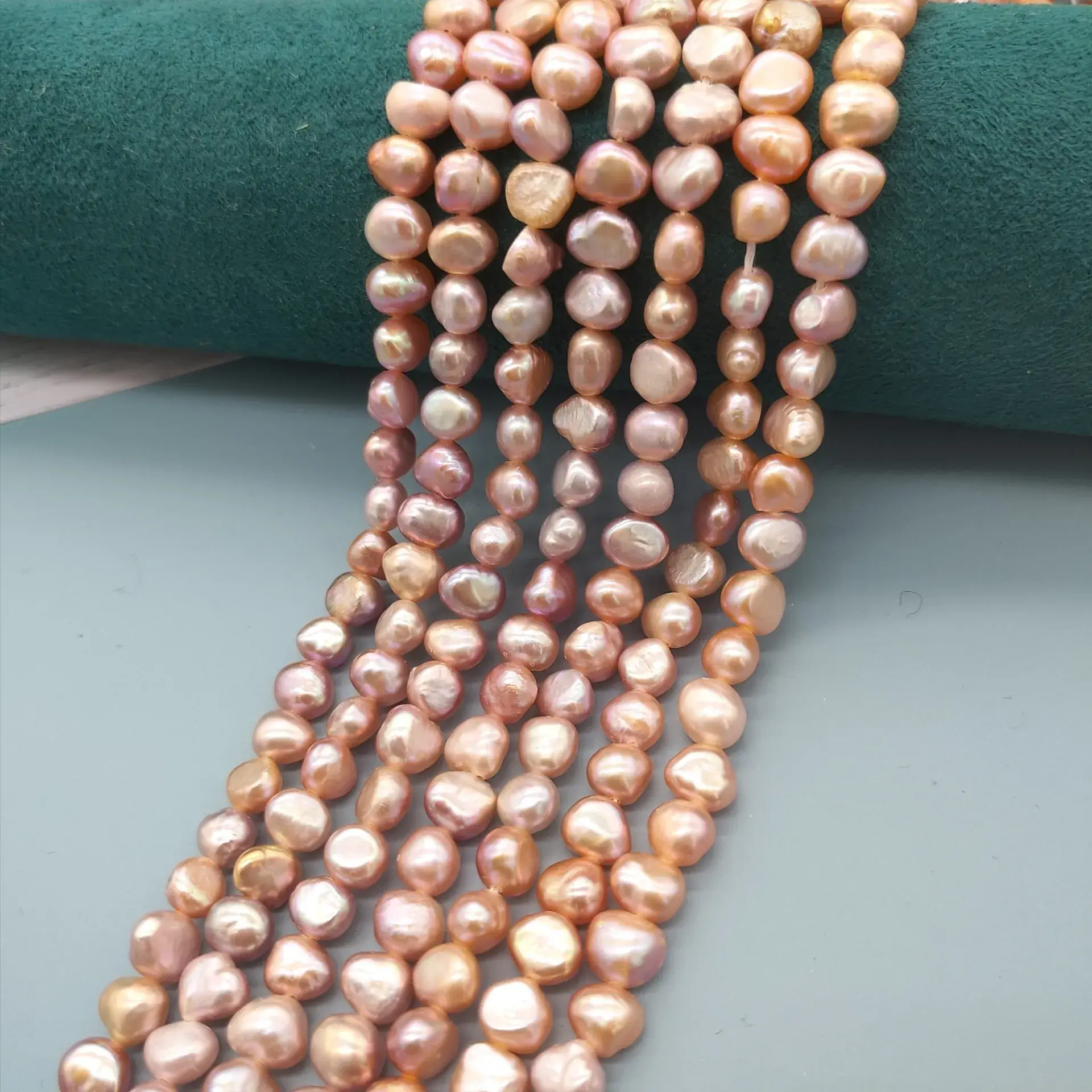 Baroque Pearls 4-10mm Natural Freshwater Double-Sided Light - Image 7