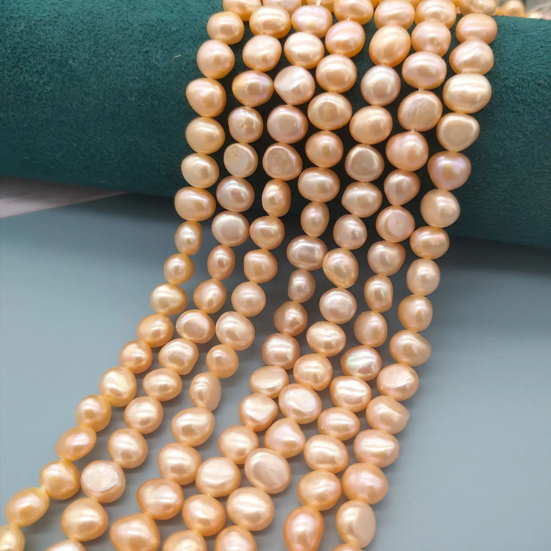 Baroque Pearls 4-10mm Natural Freshwater Double-Sided Light - Image 8