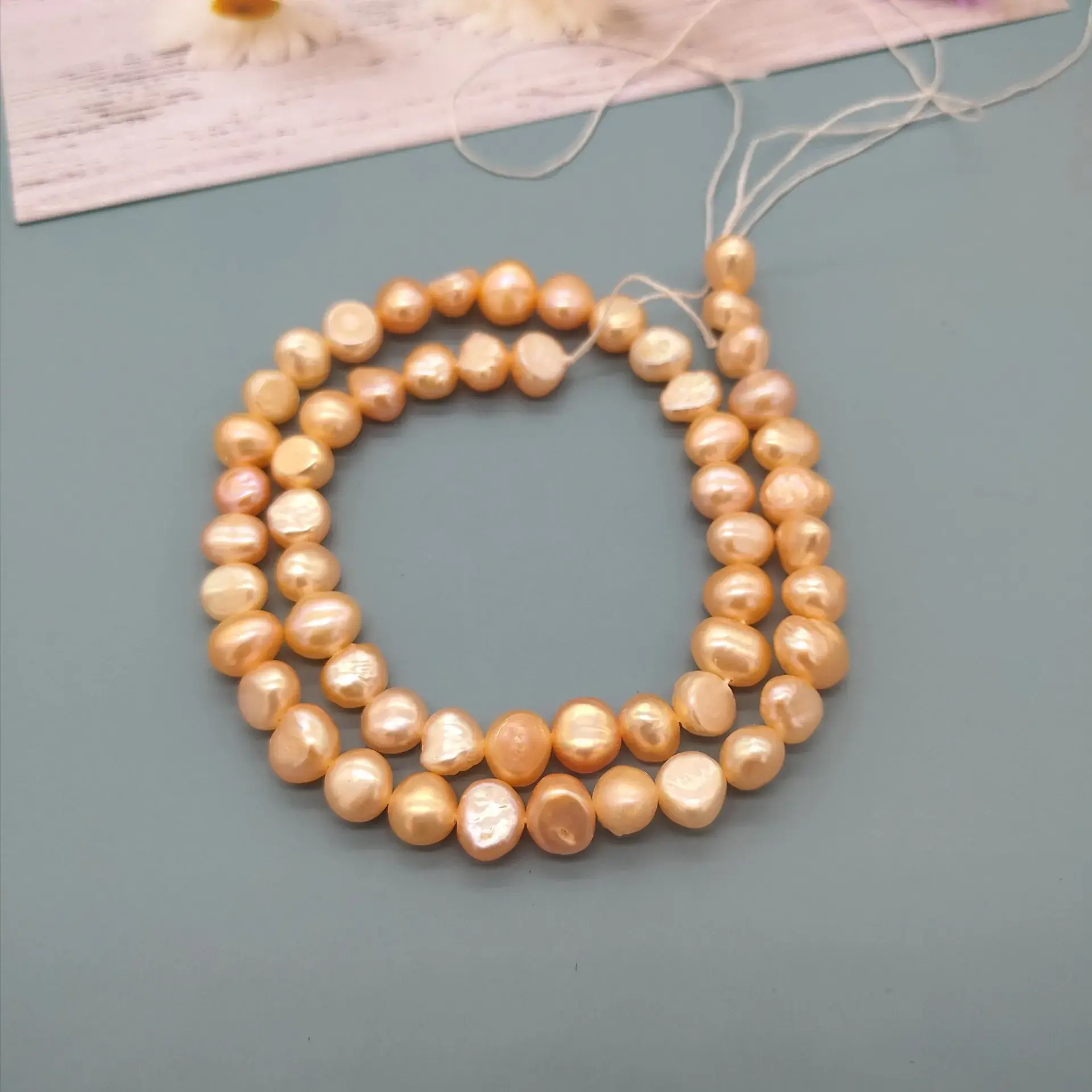 Baroque Pearls 4-10mm Natural Freshwater Double-Sided Light - Image 2