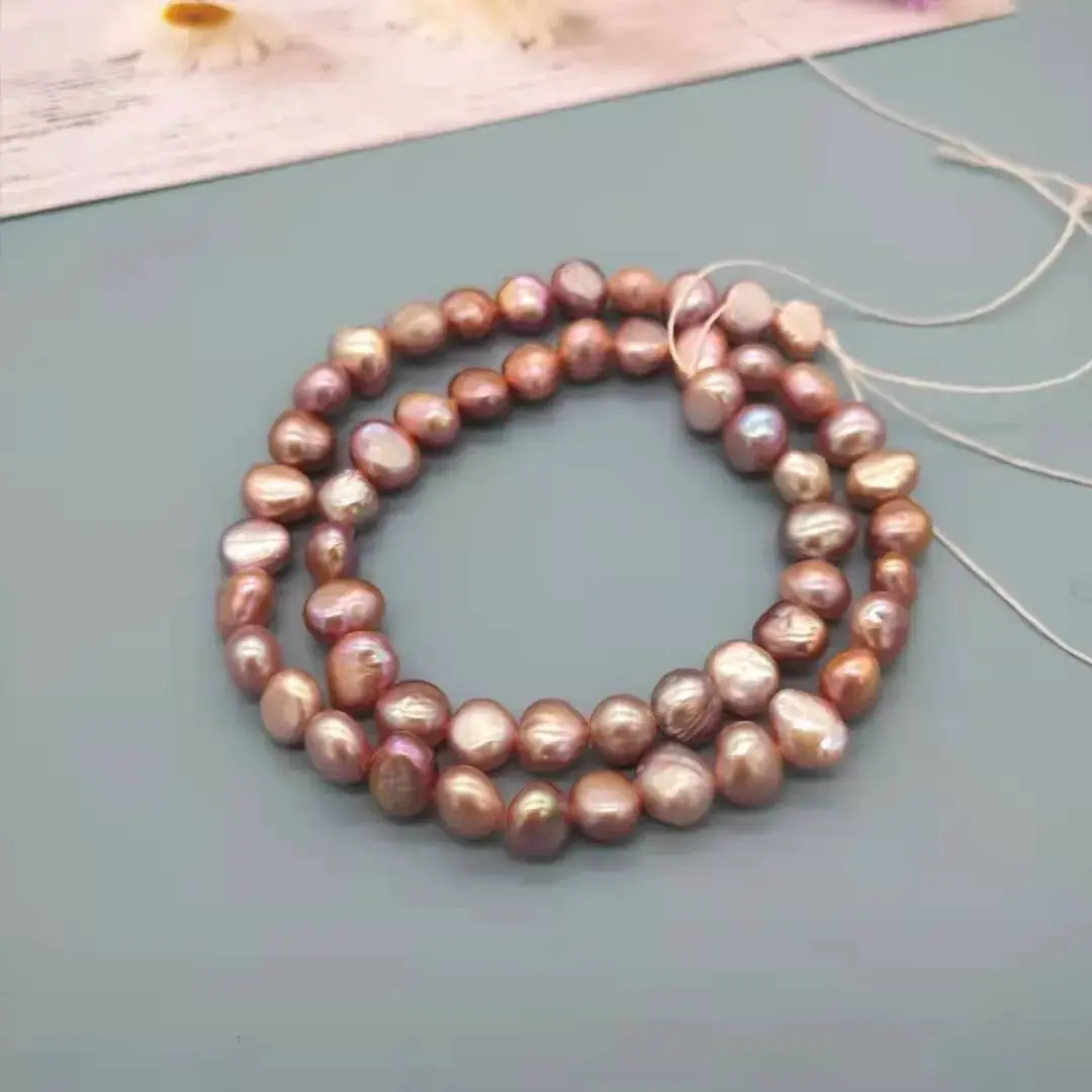 Baroque Pearls 4-10mm Natural Freshwater Double-Sided Light - Image 3