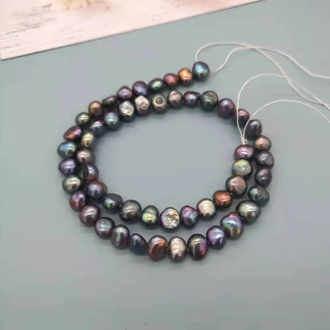 Baroque Pearls 4-10mm Natural Freshwater Double-Sided Light - Image 4