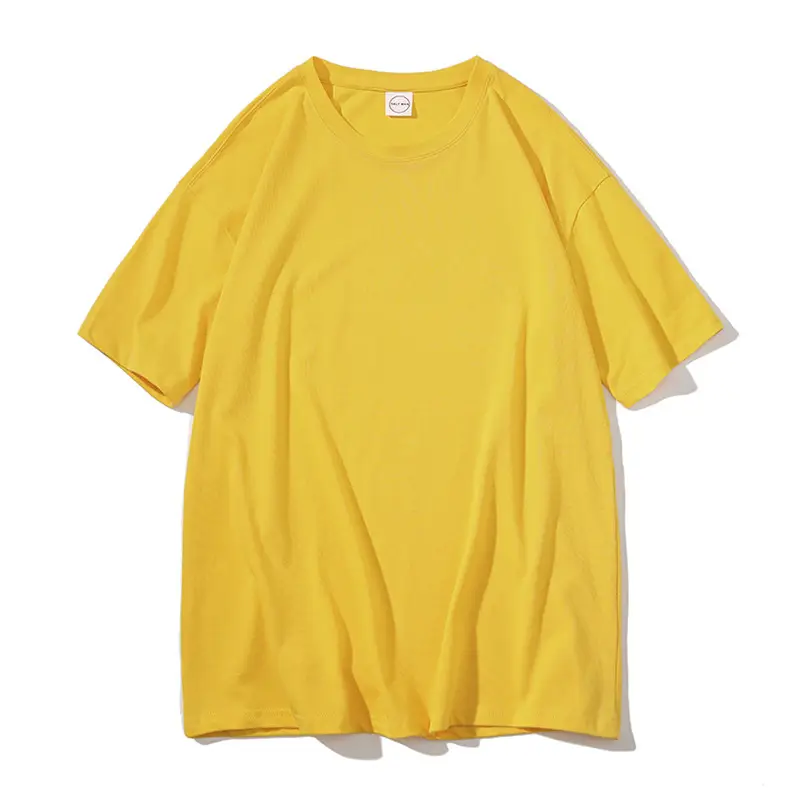 Orange Loose Neck T-Shirt for Teenagers