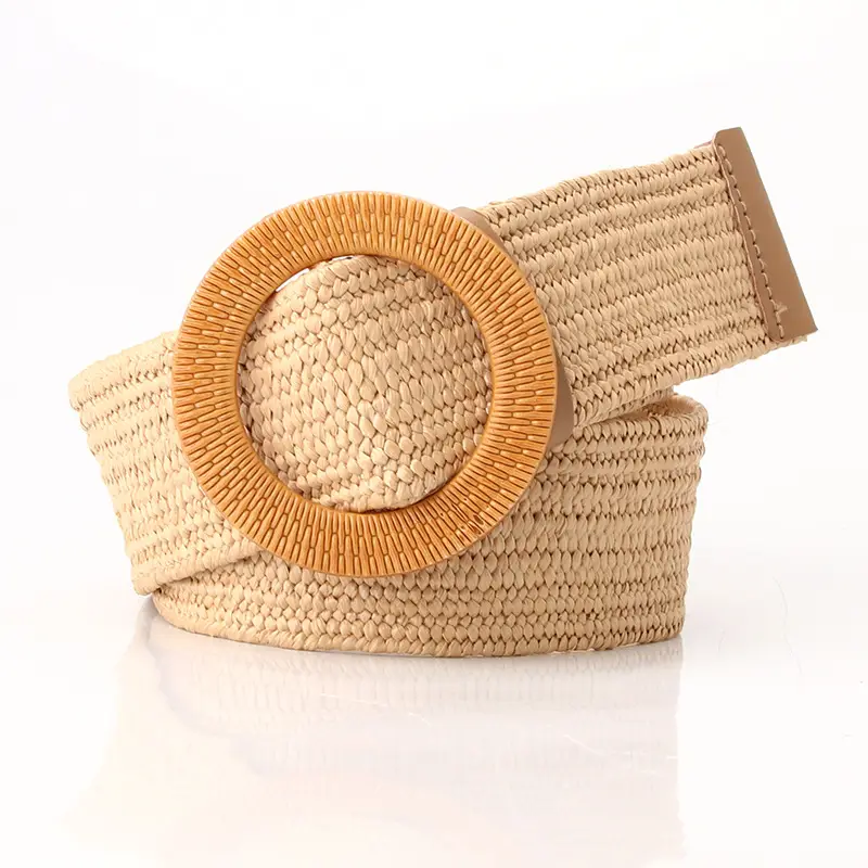 Round buckle khaki