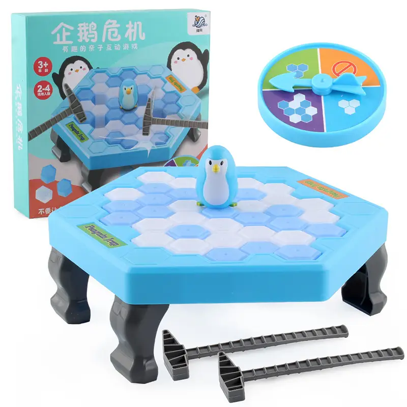 Interactive Penguin Ice Breaking Wall Toy for Kids