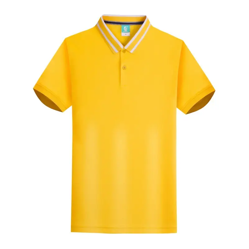 Men Navy Polo Shirt with White Trim - Image 12