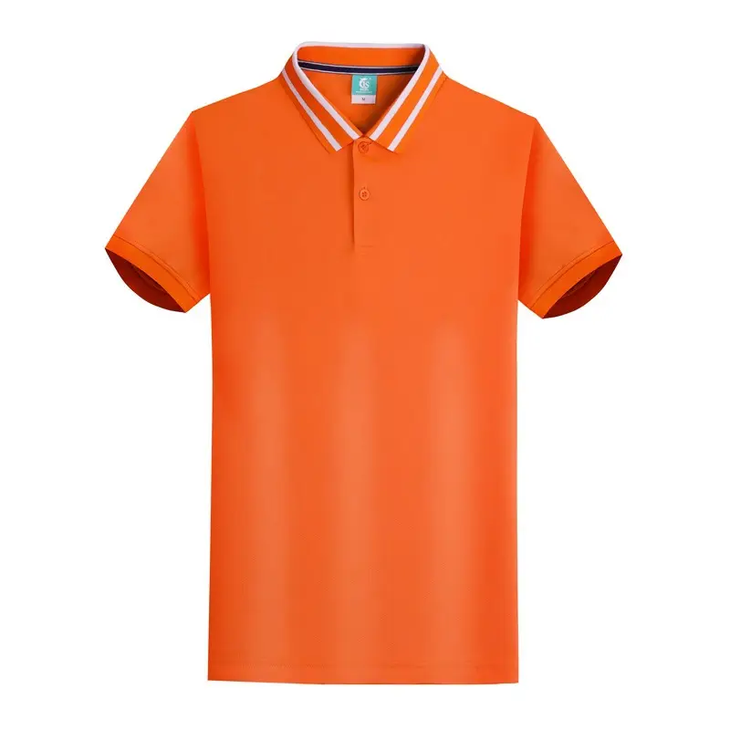 Men Navy Polo Shirt with White Trim - Image 14