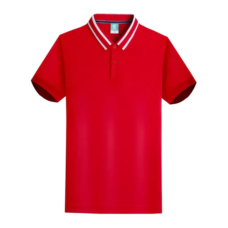 Men Navy Polo Shirt with White Trim - Image 3