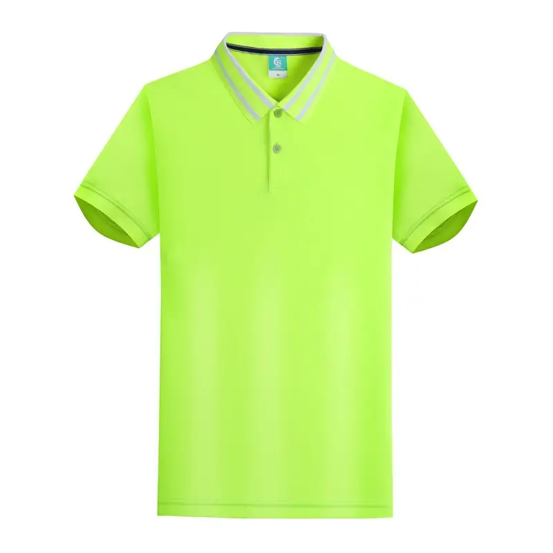 Men Navy Polo Shirt with White Trim - Image 8
