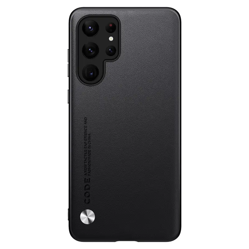 Samsung S23/S24 Ultra Phone Case Black Plain Skin Pattern - Image 13