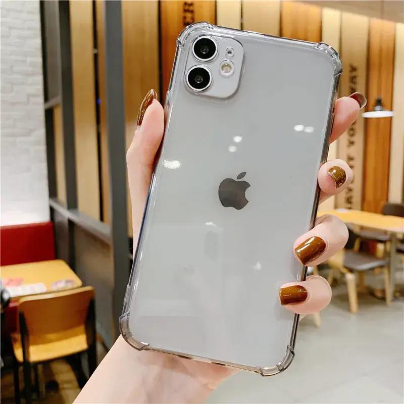 Transparent iPhone 15 Pro Max Protective Case with Drop Protection - Image 7