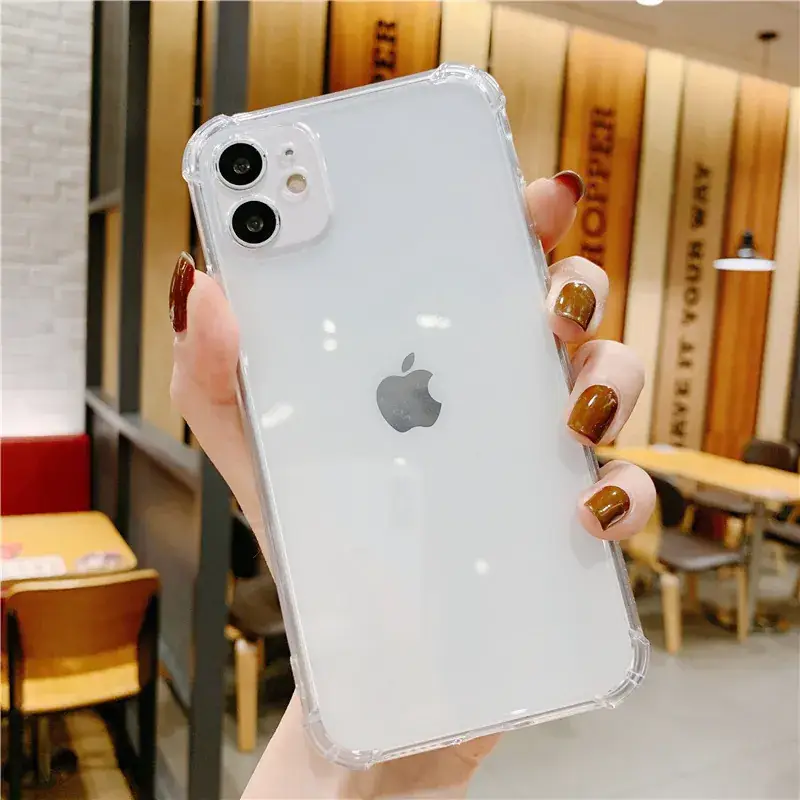 Transparent iPhone 15 Pro Max Protective Case with Drop Protection - Image 8