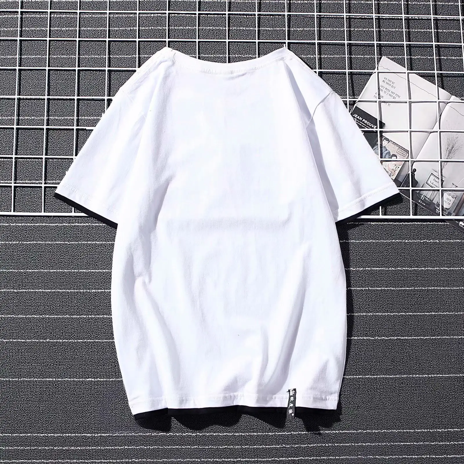 Men Black Cotton Short Sleeve T-Shirt Summer Wear — feature 11