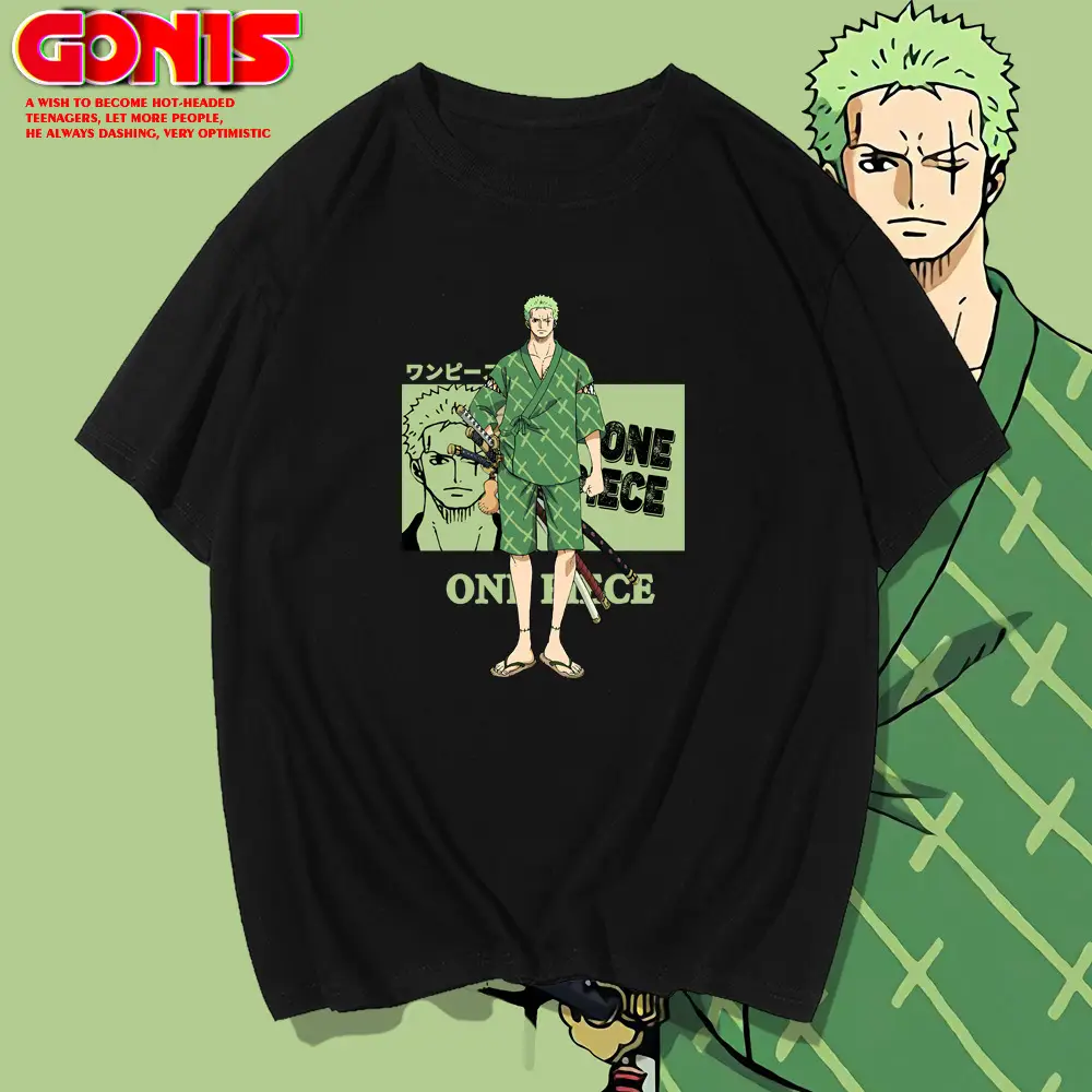 Men's Black One Piece Graphic T-Shirt Large - Image 9