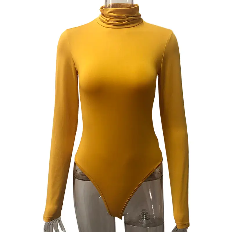 Women's 2025 Long Sleeve High Neck Bottoming Shirt Maroon - Image 13