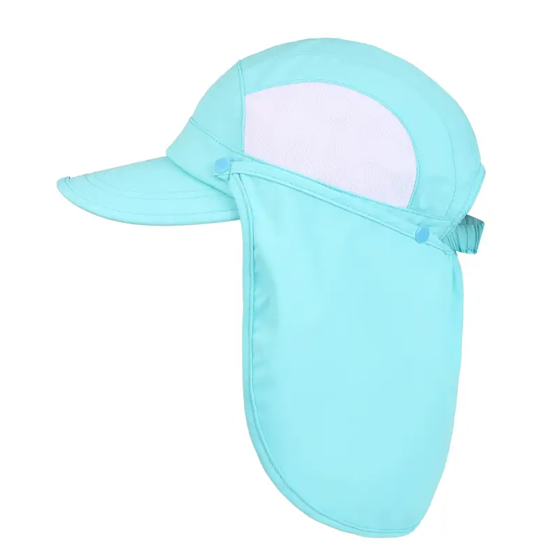 Blue Neck Cover Cap for Boys Spring Summer Outdoor Hiking Travel - Image 3