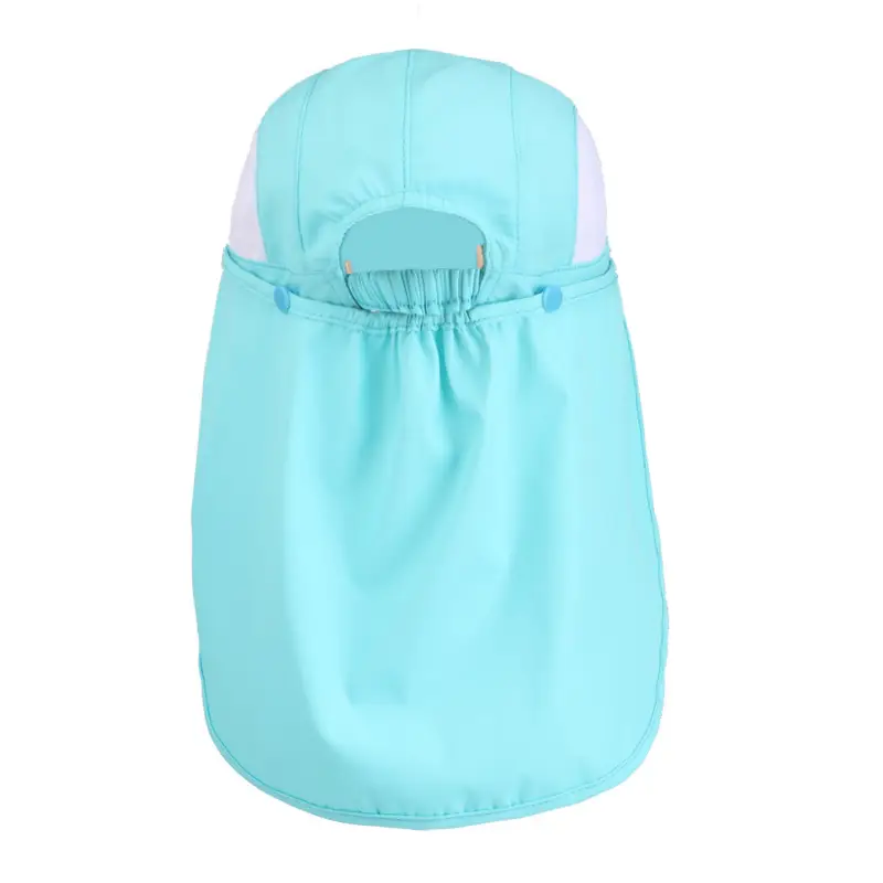 Blue Neck Cover Cap for Boys Spring Summer Outdoor Hiking Travel - Image 4