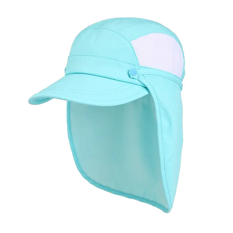 Blue Neck Cover Cap for Boys Spring Summer Outdoor Hiking Travel - Image 6