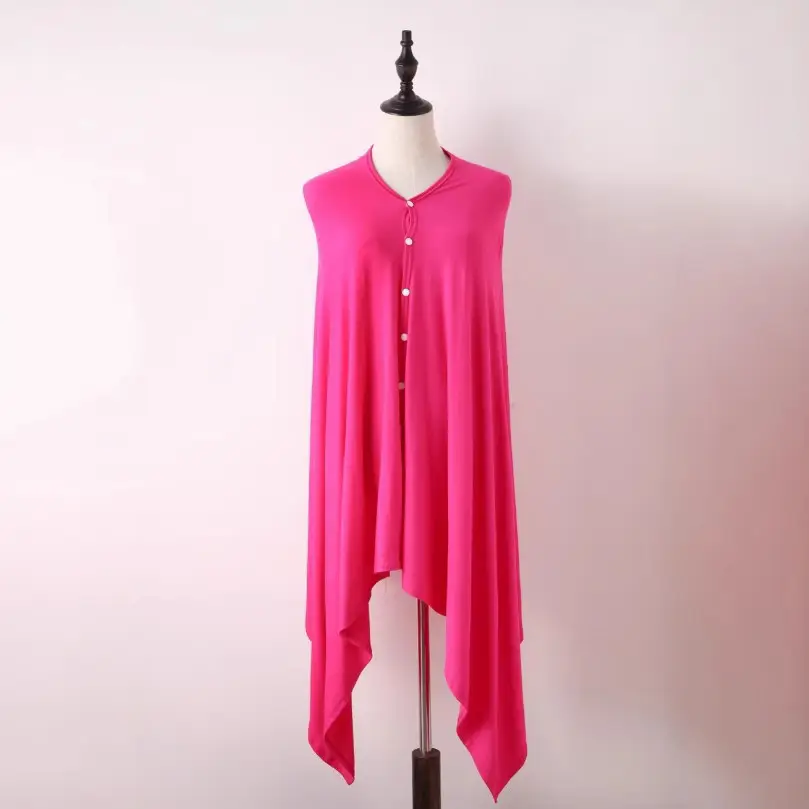 Pink Anti-Exposure Breastfeeding Shawl for Pregnant Women
