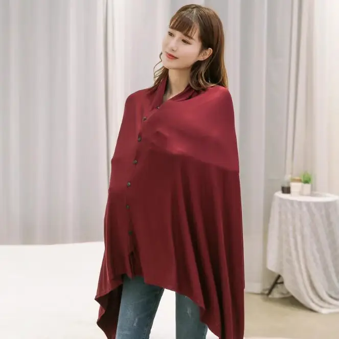 Pink Anti-Exposure Breastfeeding Shawl for Pregnant Women