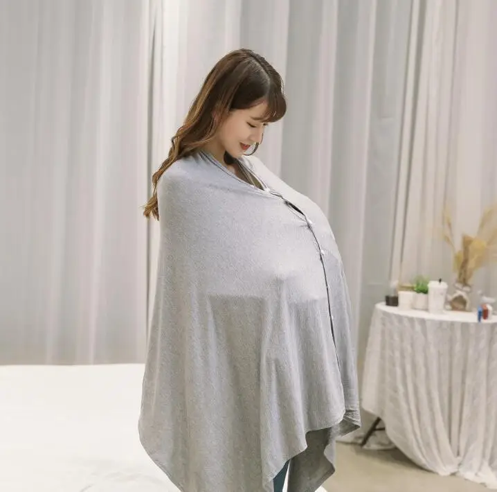 Pink Anti-Exposure Breastfeeding Shawl for Pregnant Women