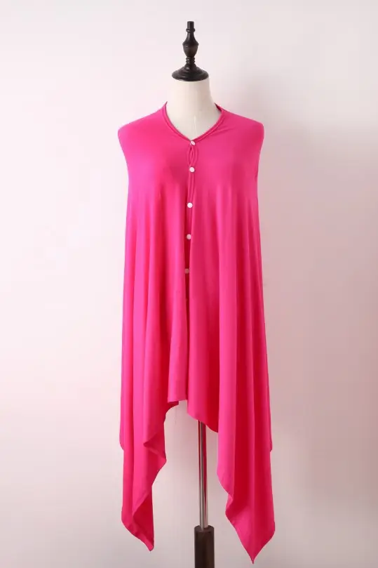 Pink Anti-Exposure Breastfeeding Shawl for Pregnant Women