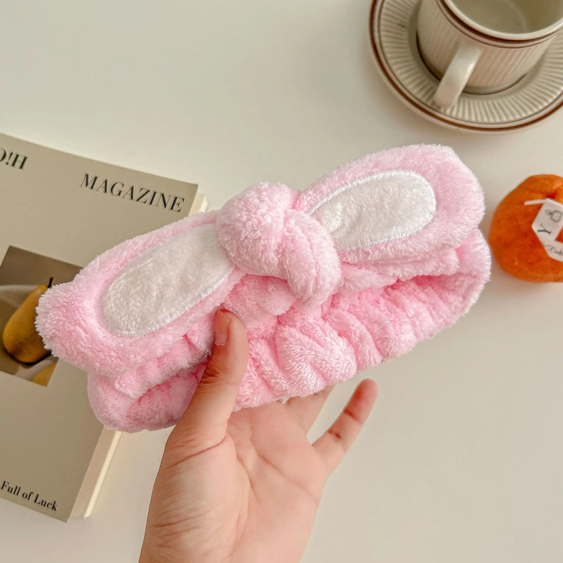 2# patch hair band pink