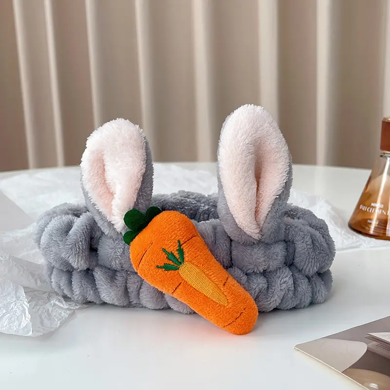 14# rabbit ears radish hair band gray