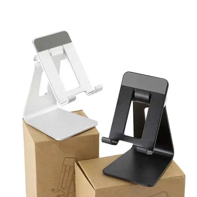 Metal Mobile Phone Stand 60mm Foldable Portable - Image 3