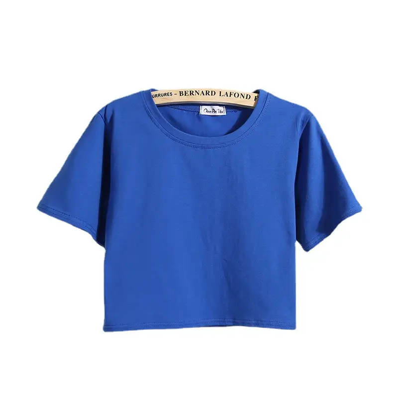 Red Navel-Exposed Women's T-Shirt Small