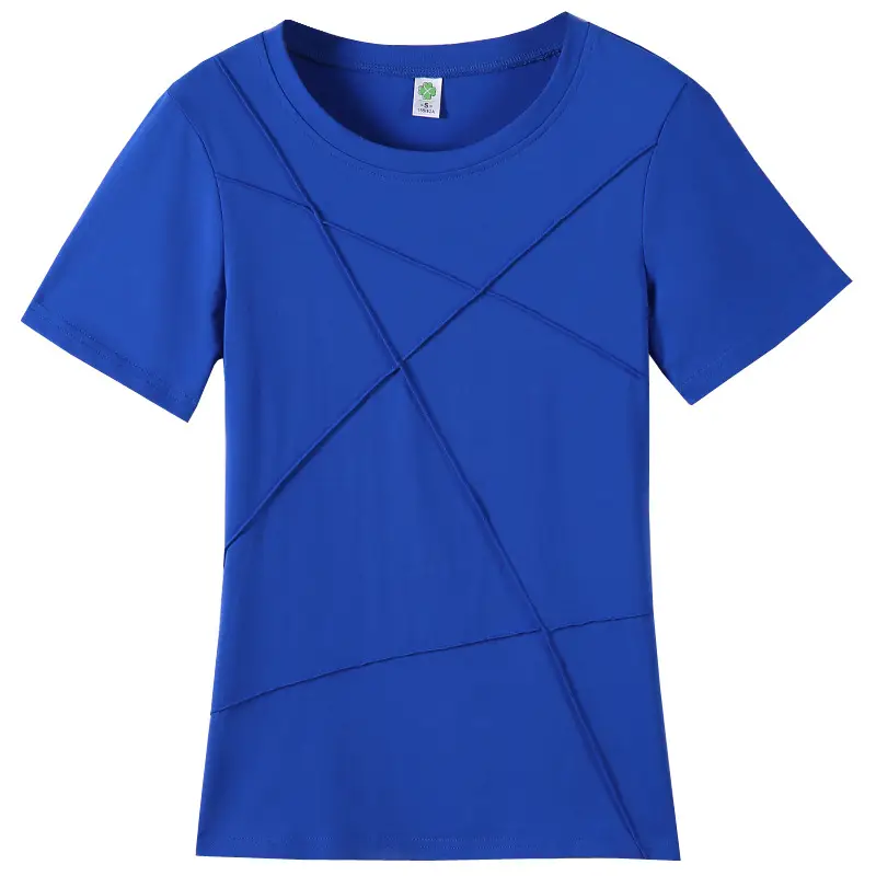 Purple Loose Sleeve T-Shirt Women Large Summer Wear - Image 9