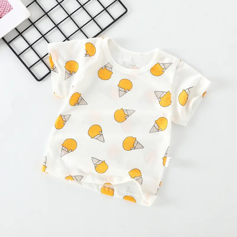 Baby T-Shirt White Moon Print 0-4Yr Cotton - Image 10