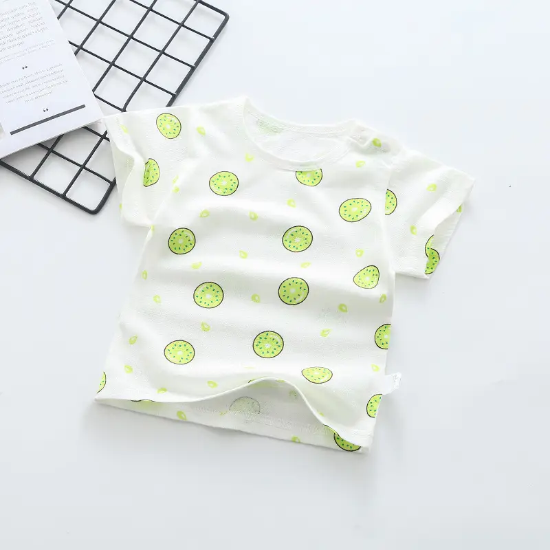 Baby T-Shirt White Moon Print 0-4Yr Cotton - Image 6