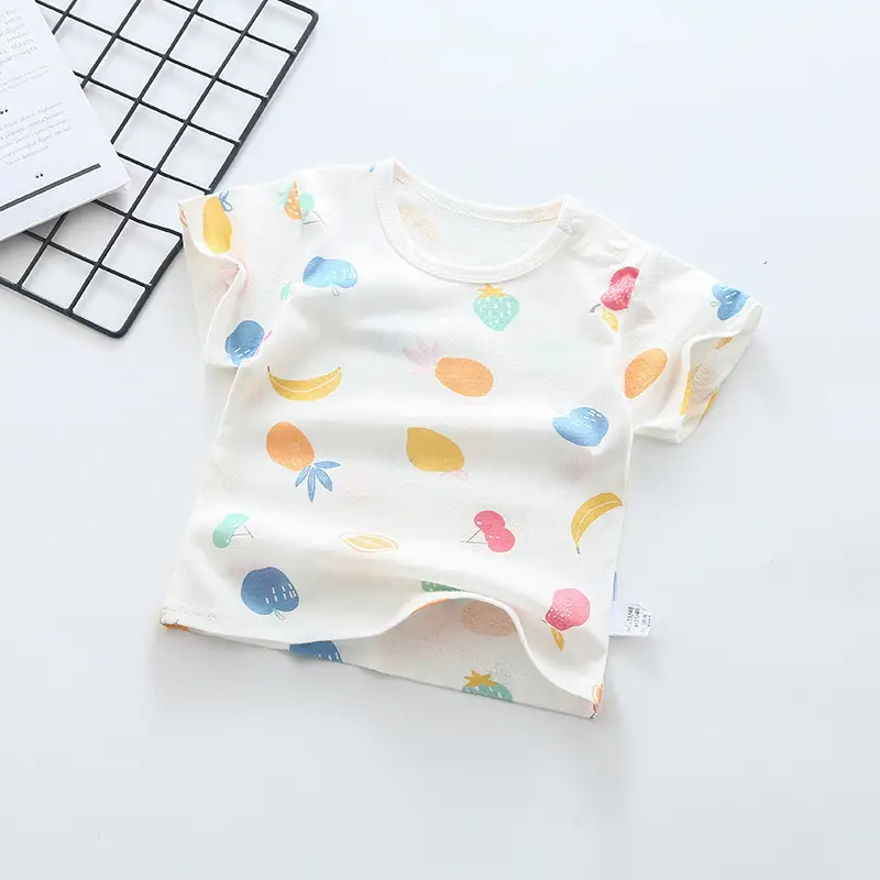 Baby T-Shirt White Moon Print 0-4Yr Cotton - Image 7