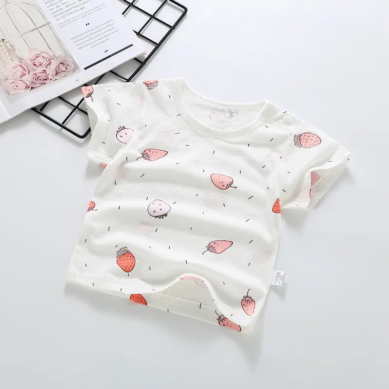 Baby T-Shirt White Moon Print 0-4Yr Cotton - Image 9
