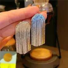 Metallic Hoop Earrings for Women Large Fashion Jewelry — feature 13