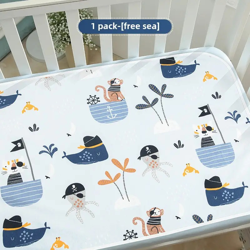 Cotton Waterproof Baby Diaper Pad 100x100cm - Image 12
