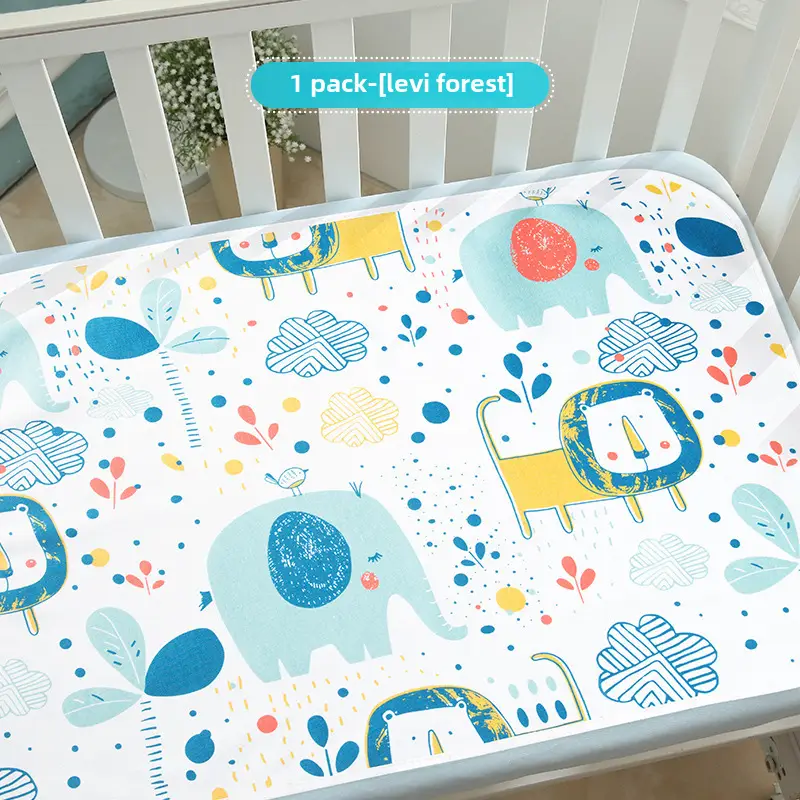 Cotton Waterproof Baby Diaper Pad 100x100cm - Image 9