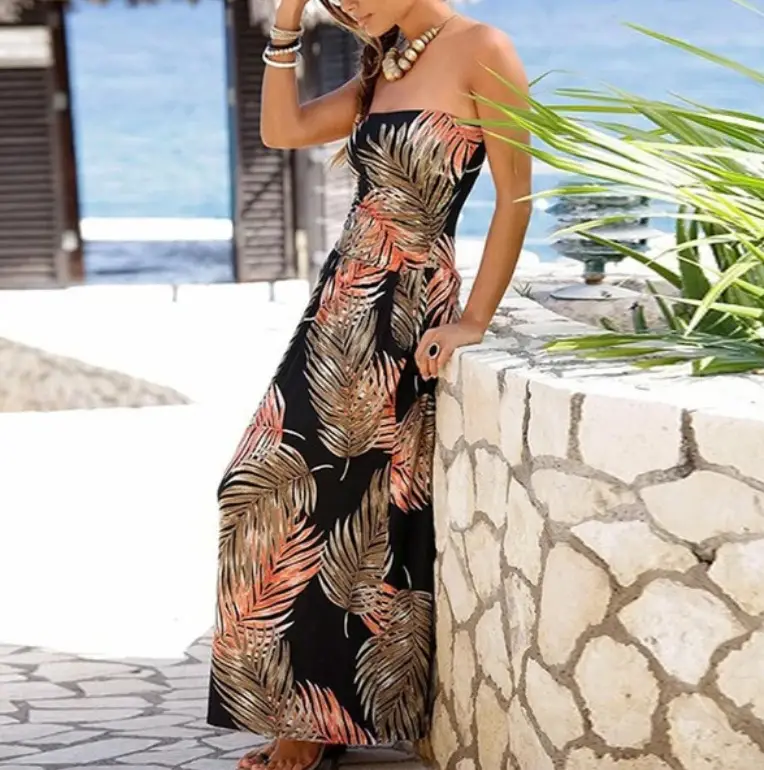 2020 Summer Strapless Sleeveless Dress for Women - Image 11
