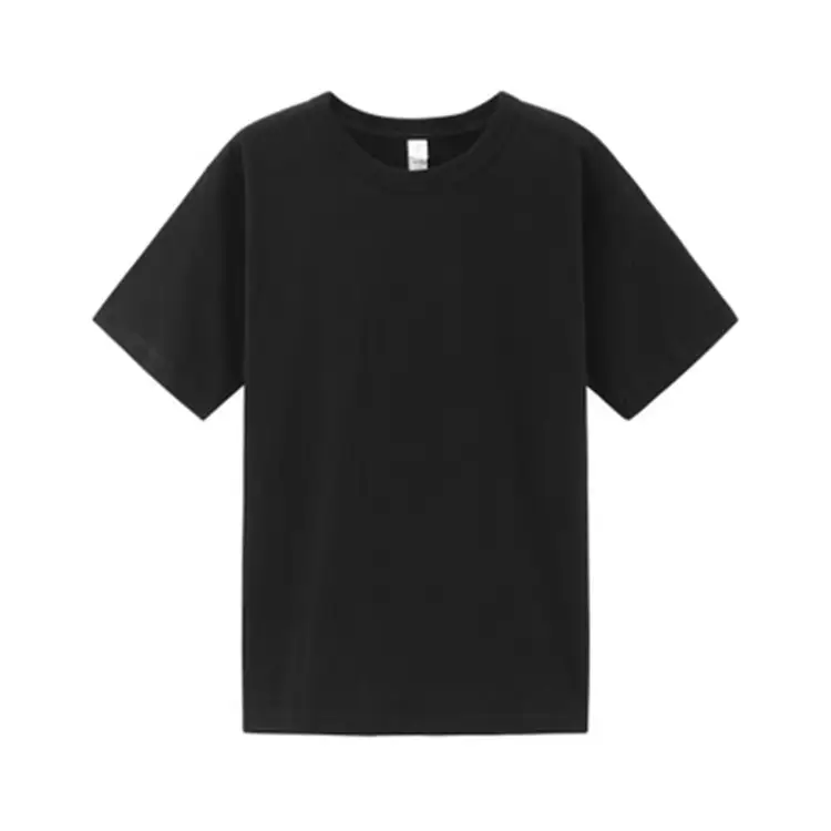Men White Cotton T-Shirt 300g Loose Casual Crew Neck - Image 2