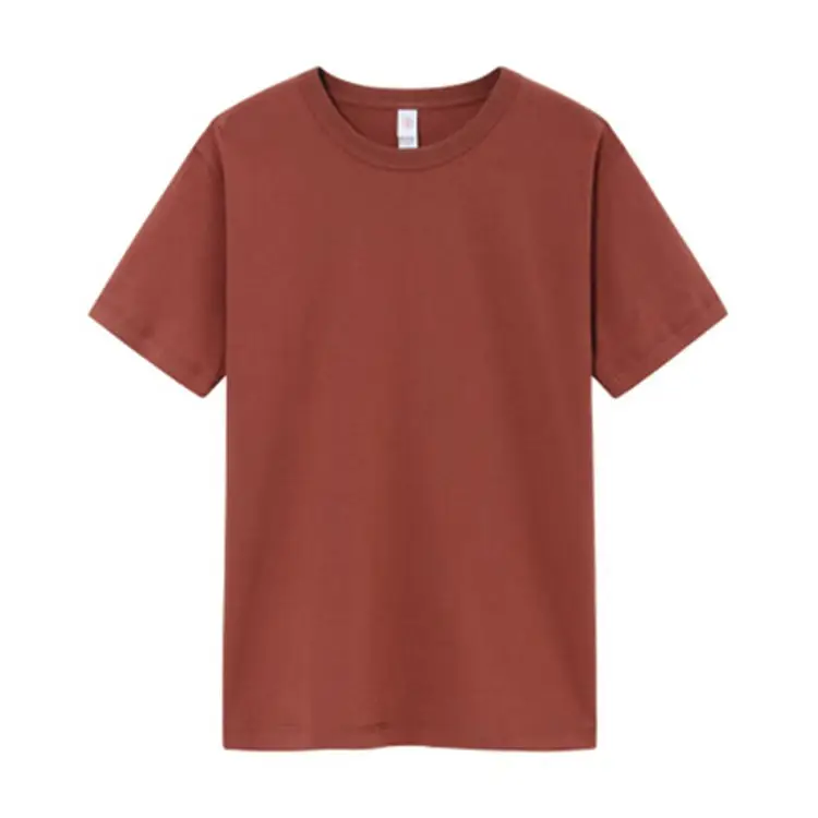 Men White Cotton T-Shirt 300g Loose Casual Crew Neck - Image 4