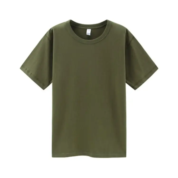 Men White Cotton T-Shirt 300g Loose Casual Crew Neck - Image 5